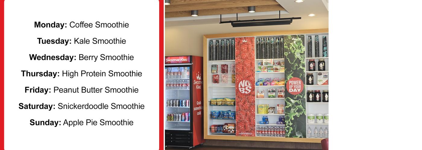 Smoothie King Menu