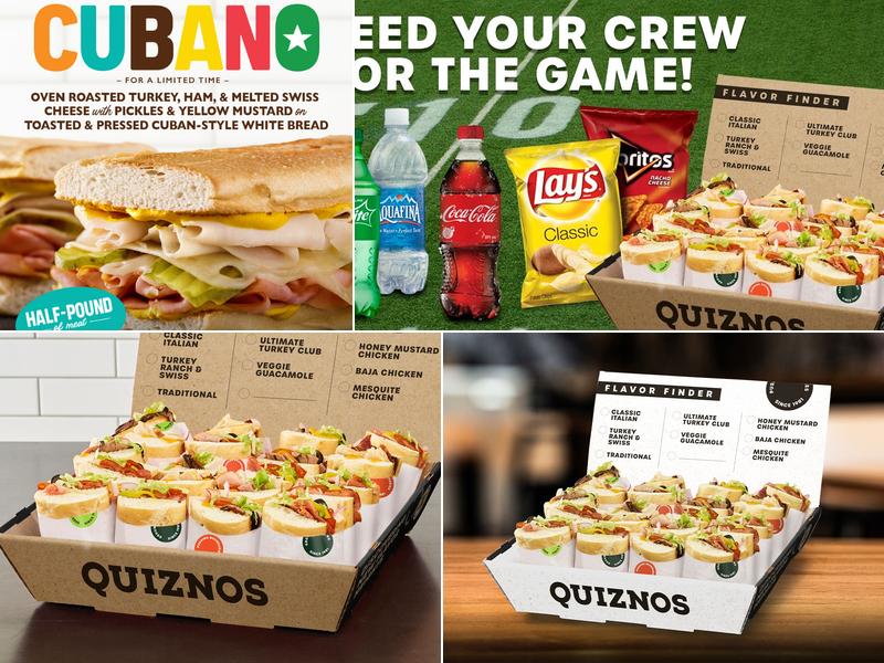 Quiznos Menu