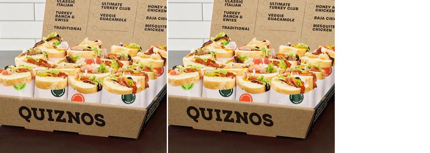 Quiznos Menu