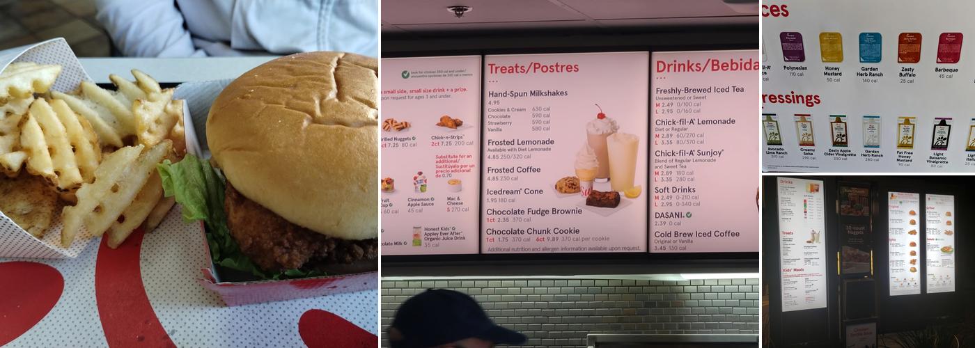 Chick-fil-A Menu