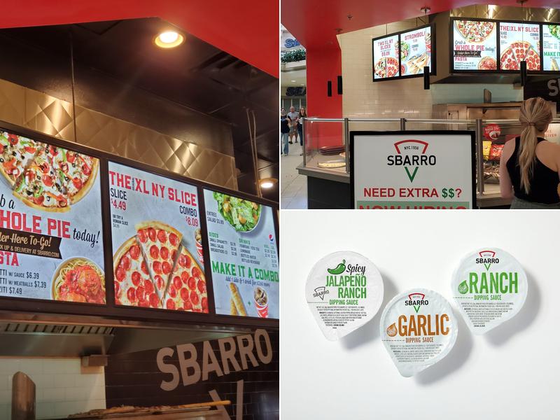 Sbarro Menu