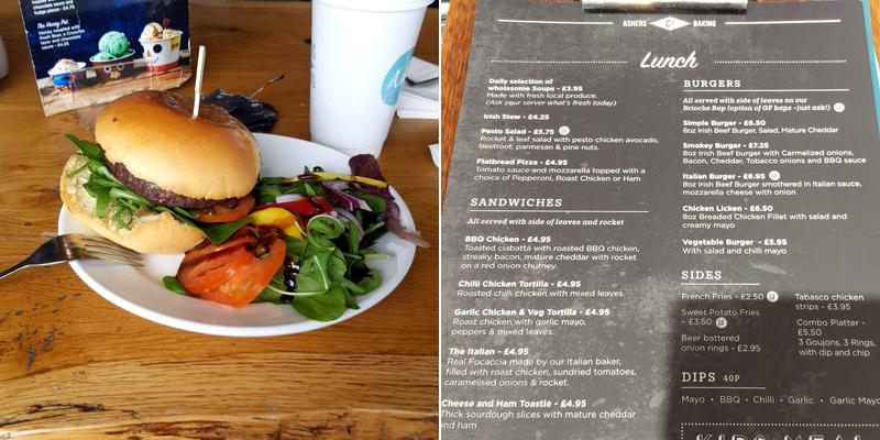 Ashers Baking Company Ltd Menu