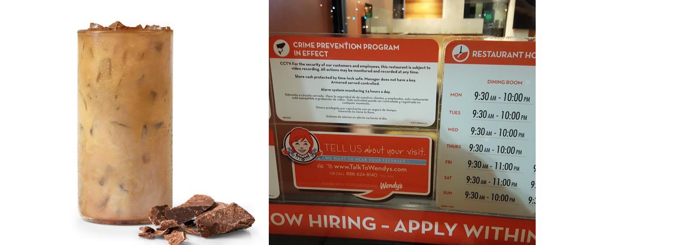 Wendy's Menu