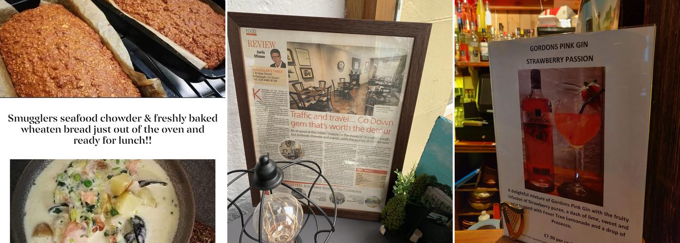 The Smuggler's Table Menu