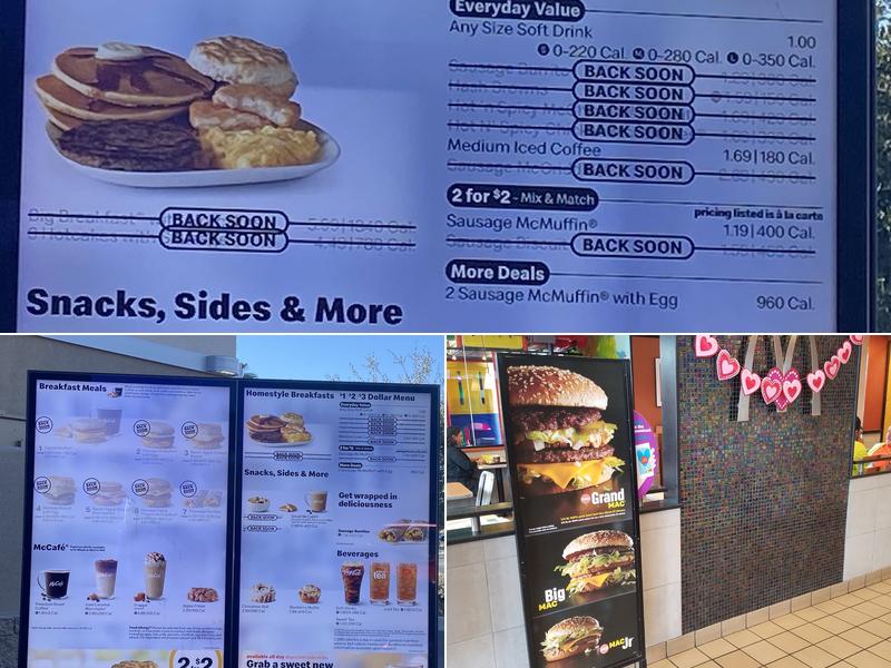 McDonald's Menu