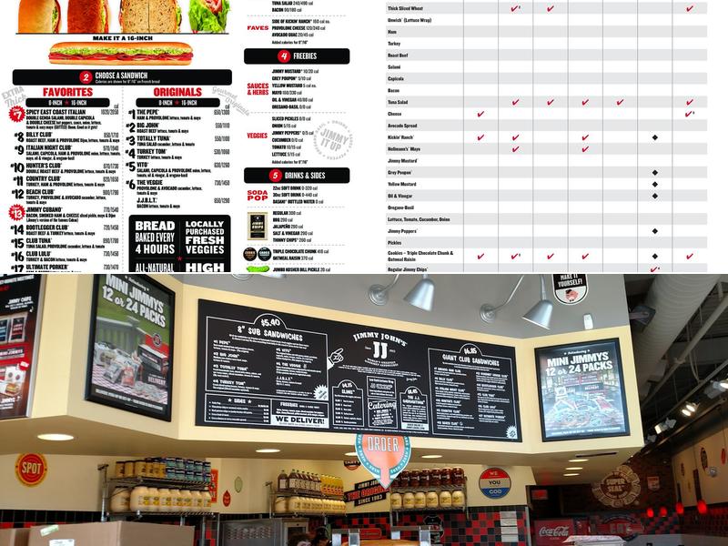 Jimmy John's Menu
