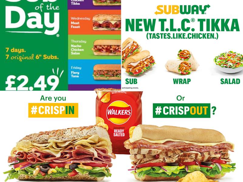 Subway Menu