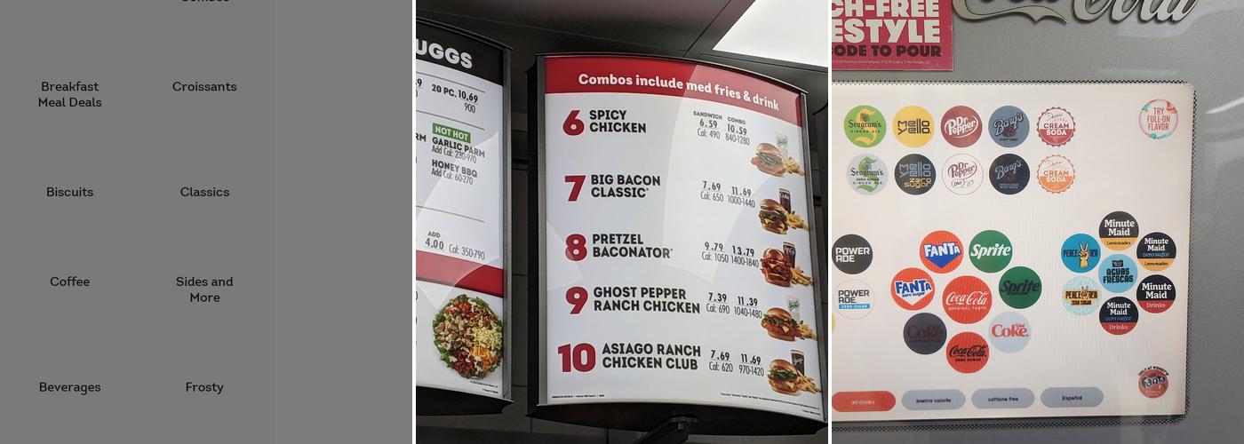 Wendy's Menu