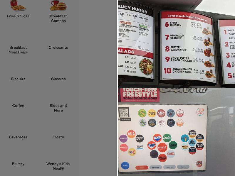 Wendy's Menu