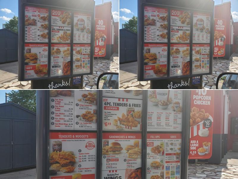 KFC Menu