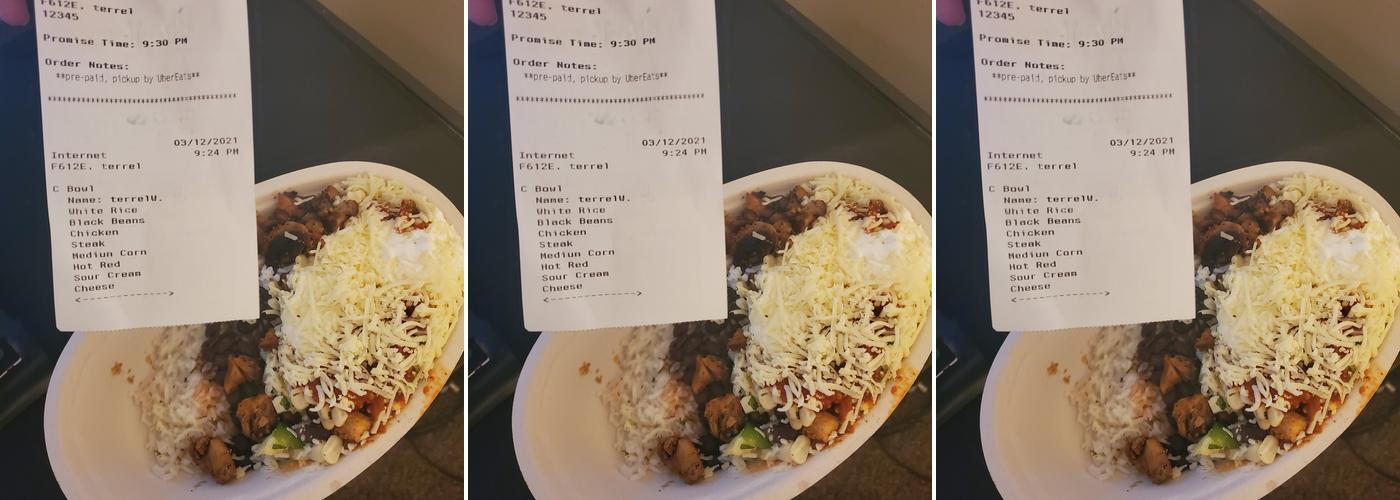 Chipotle Mexican Grill Menu