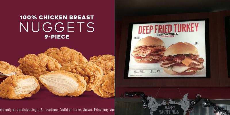 Arby's Menu