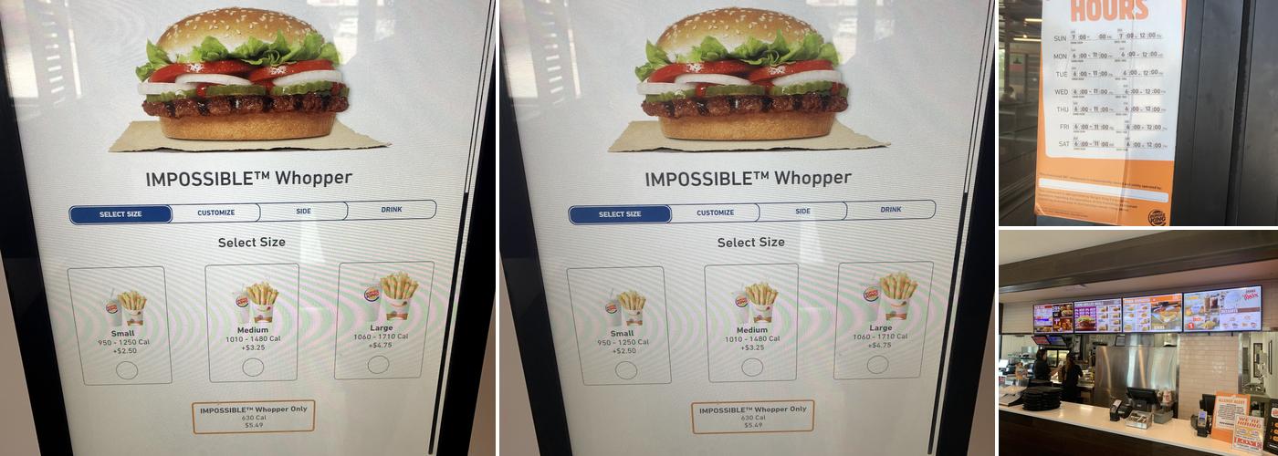 Burger King Menu