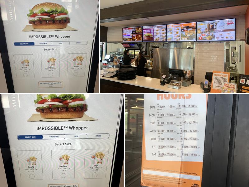 Burger King Menu