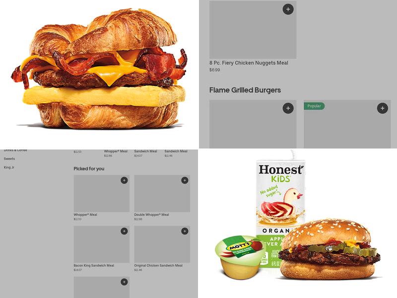 Burger King Menu