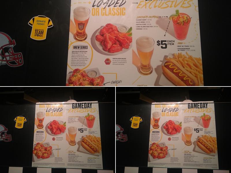 Buffalo Wild Wings Menu