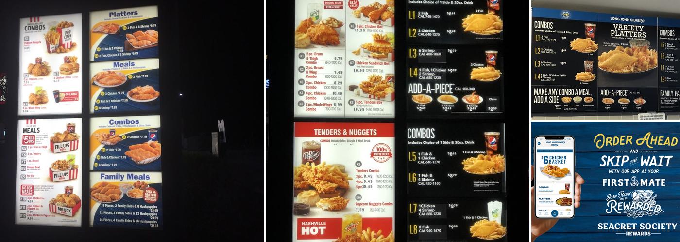 Long John Silver's | KFC Menu