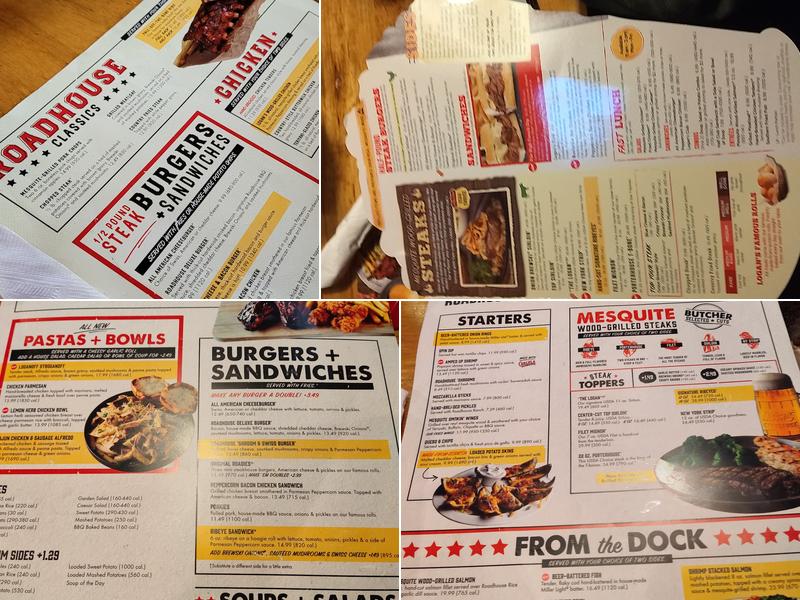 Logan's Roadhouse Menu