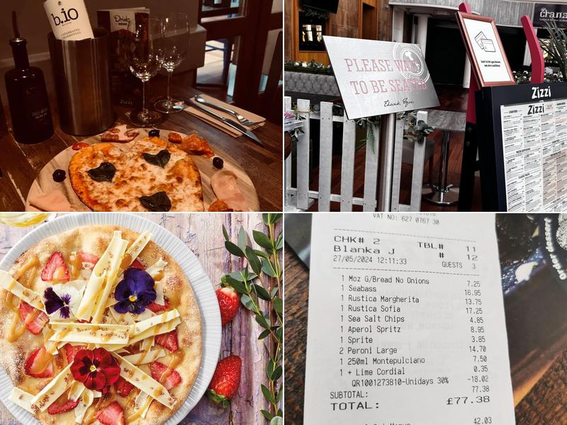 Zizzi - Glasgow Princes Square Menu