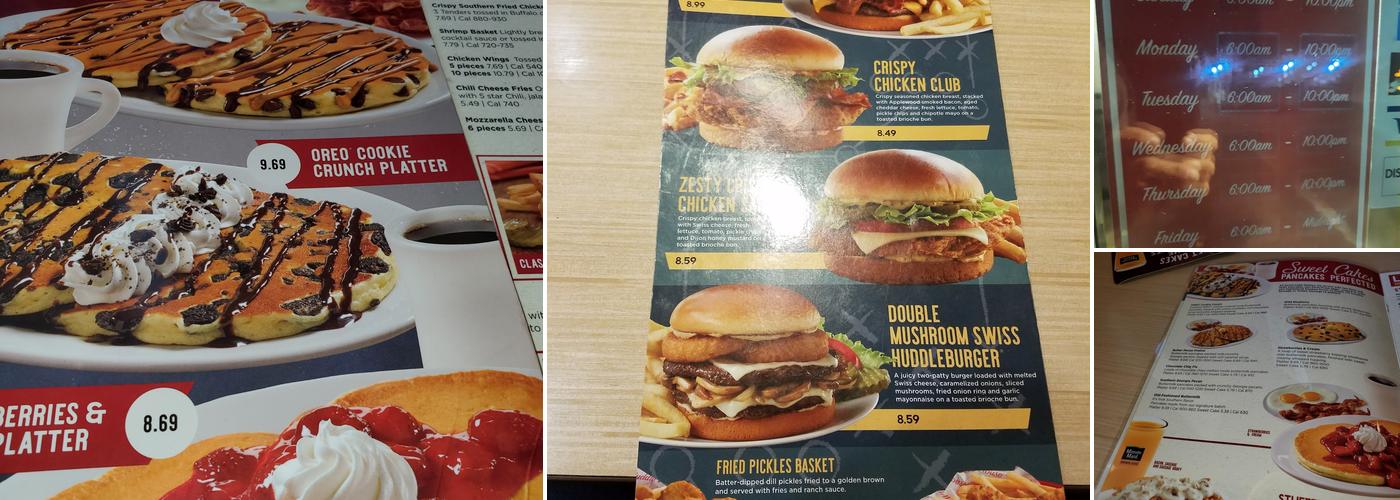 Huddle House Menu