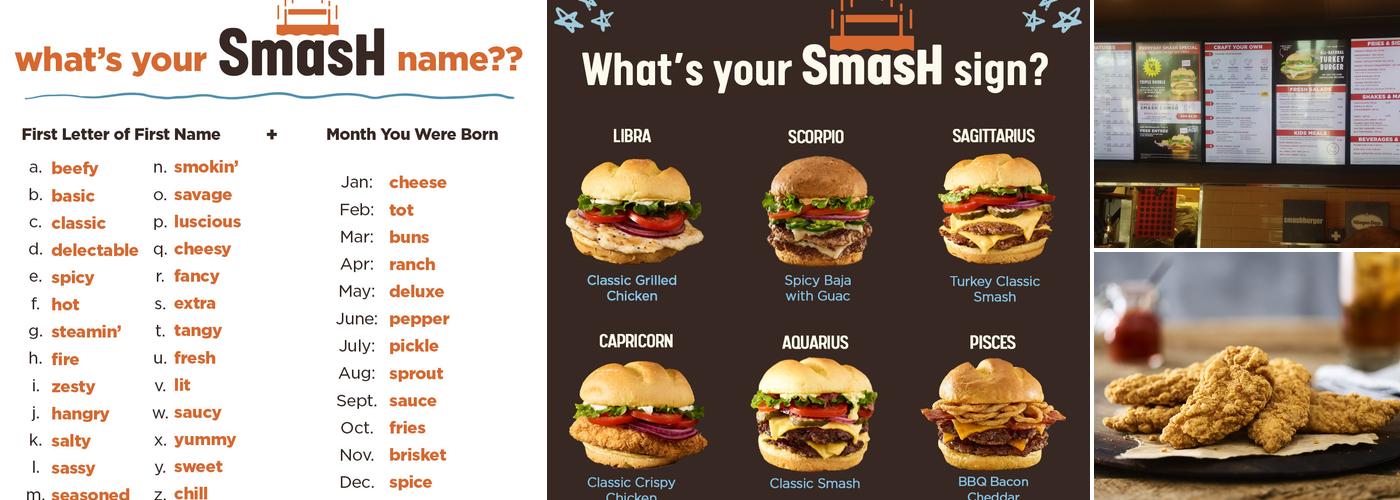 Smashburger Menu