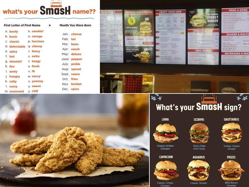 Smashburger Menu