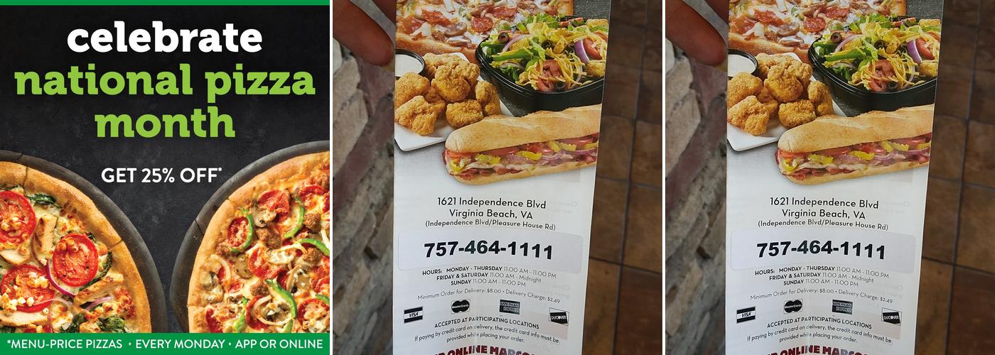 Marco's Pizza Menu