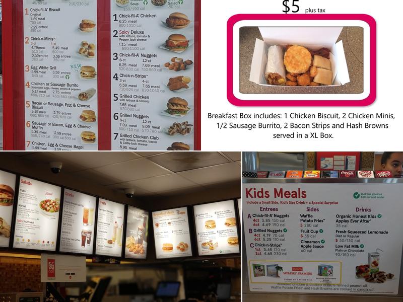 Chick-fil-A Menu