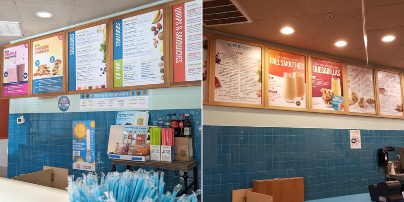 Tropical Smoothie Cafe Menu