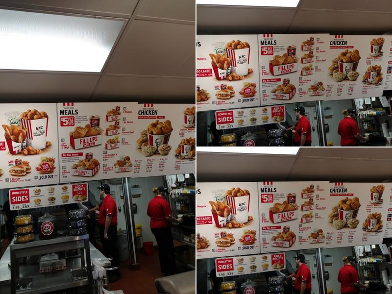 KFC Menu