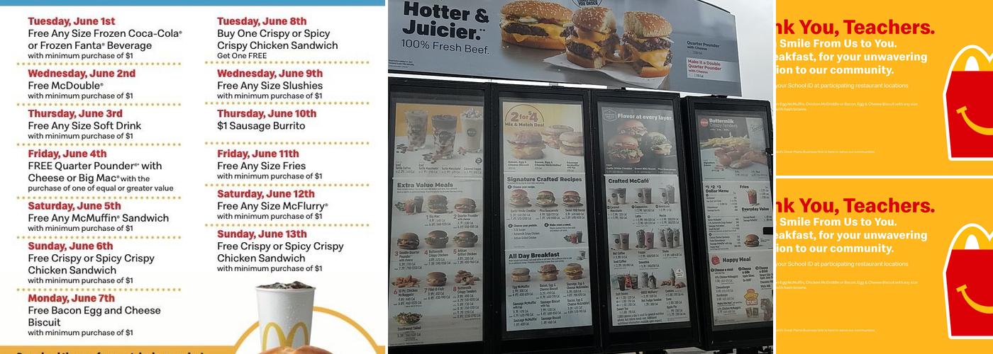 McDonald's Menu