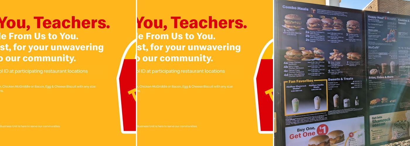 McDonald's Menu