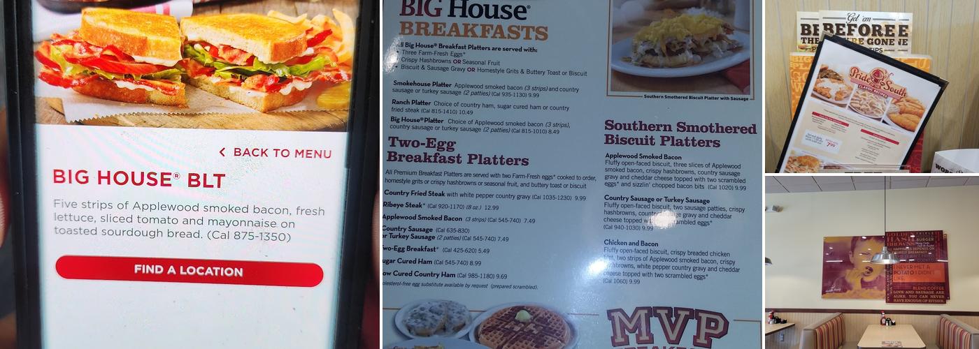 Huddle House Menu