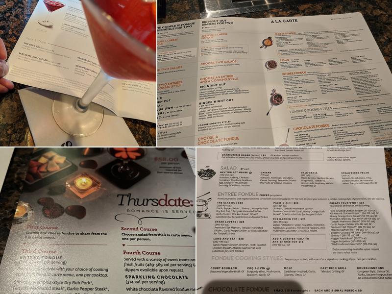 The Melting Pot Menu