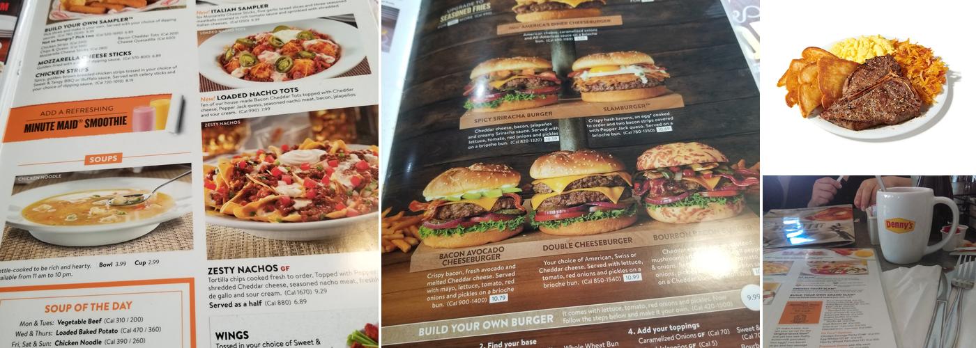 Denny's Menu