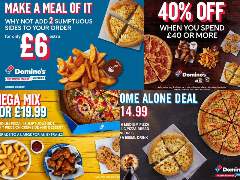 Domino's Pizza - Cowdenbeath Menu