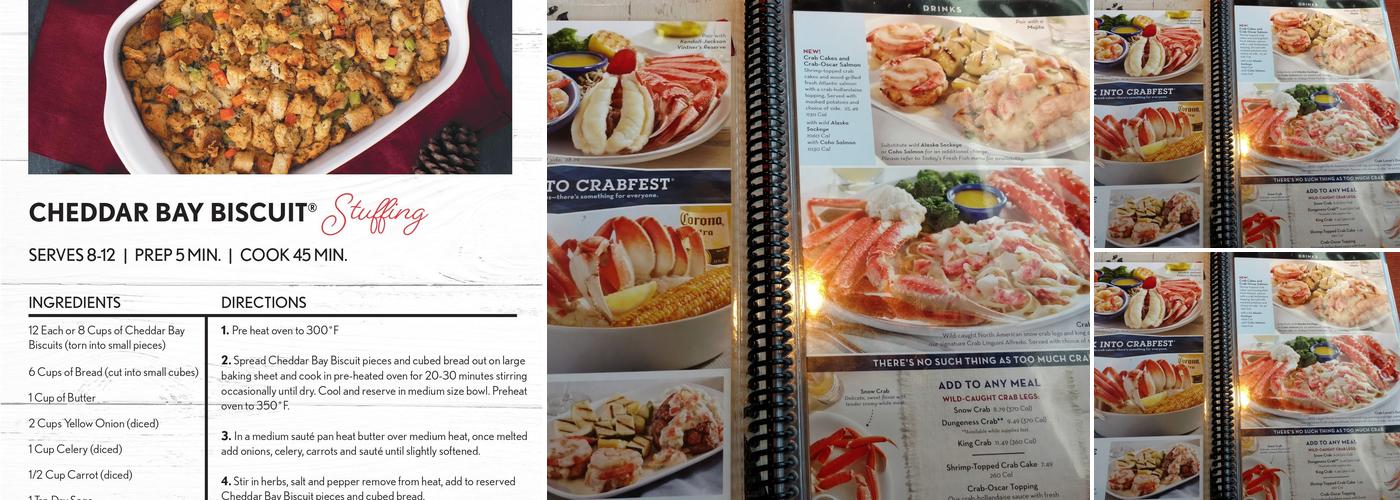 Red Lobster Menu