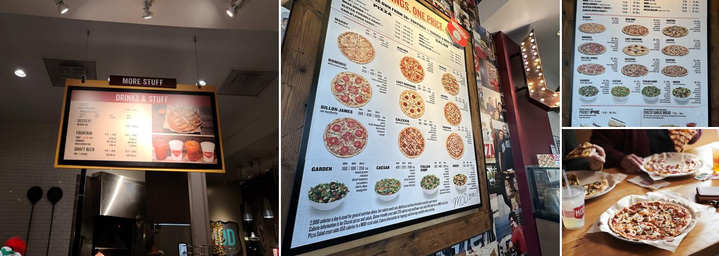 MOD Pizza Menu