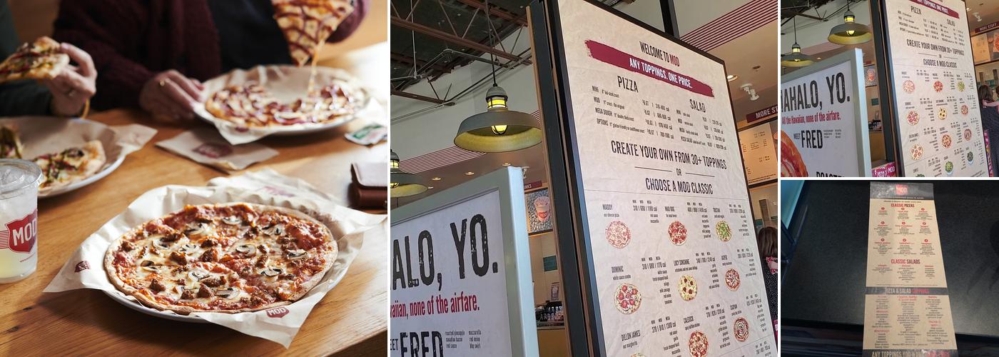 MOD Pizza Menu