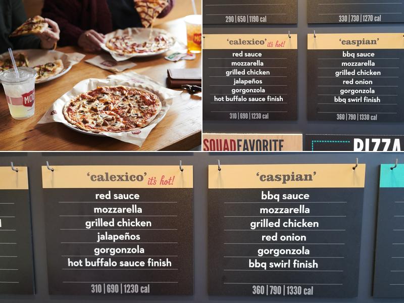 MOD Pizza Menu