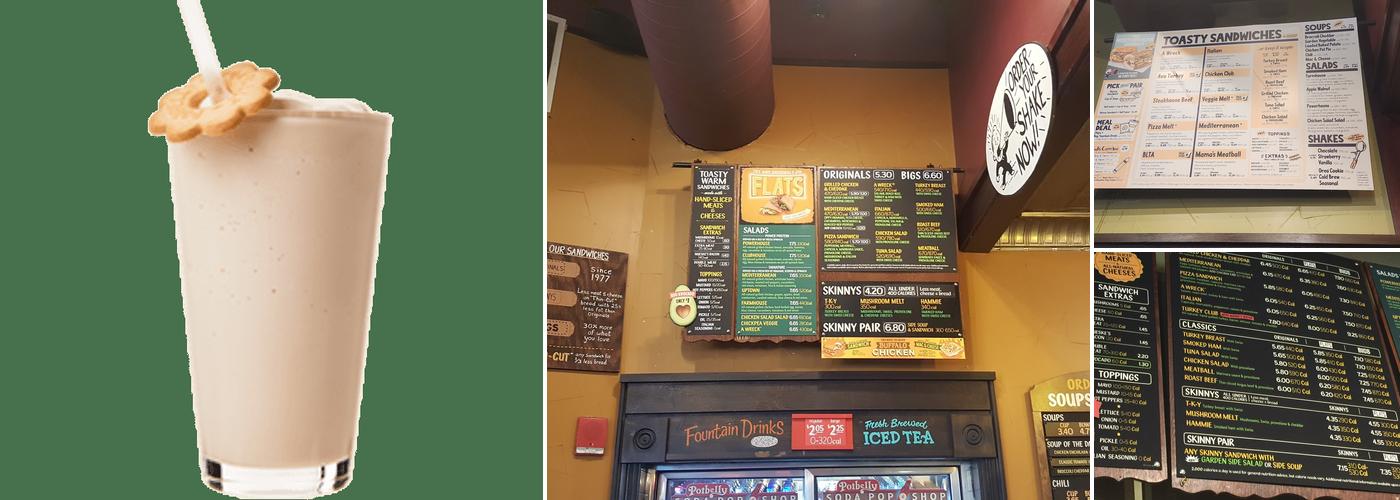 Potbelly Sandwich Shop Menu