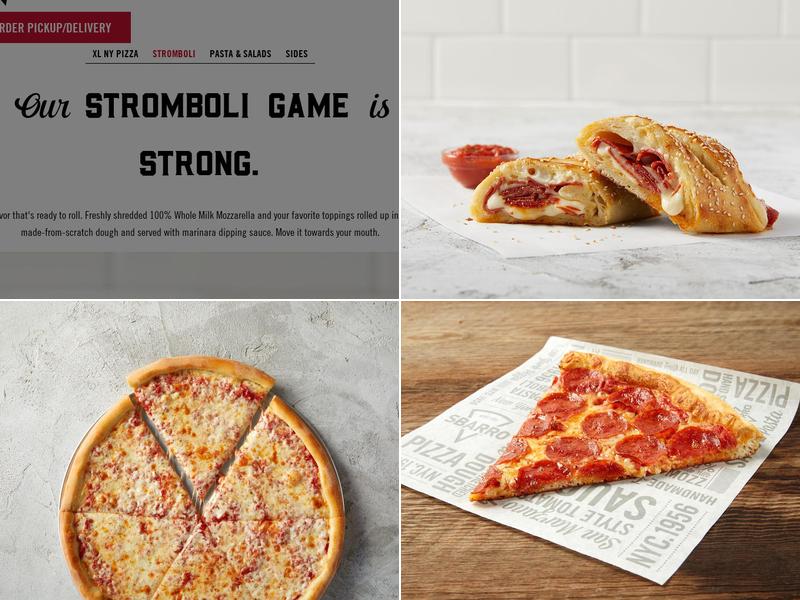 Sbarro Menu
