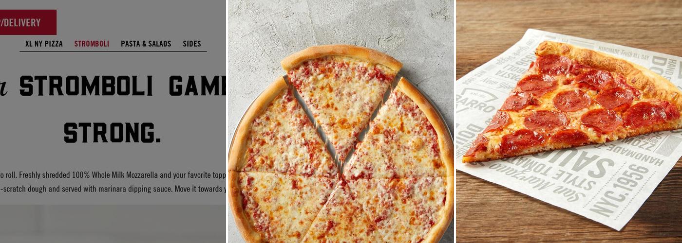 Sbarro Menu