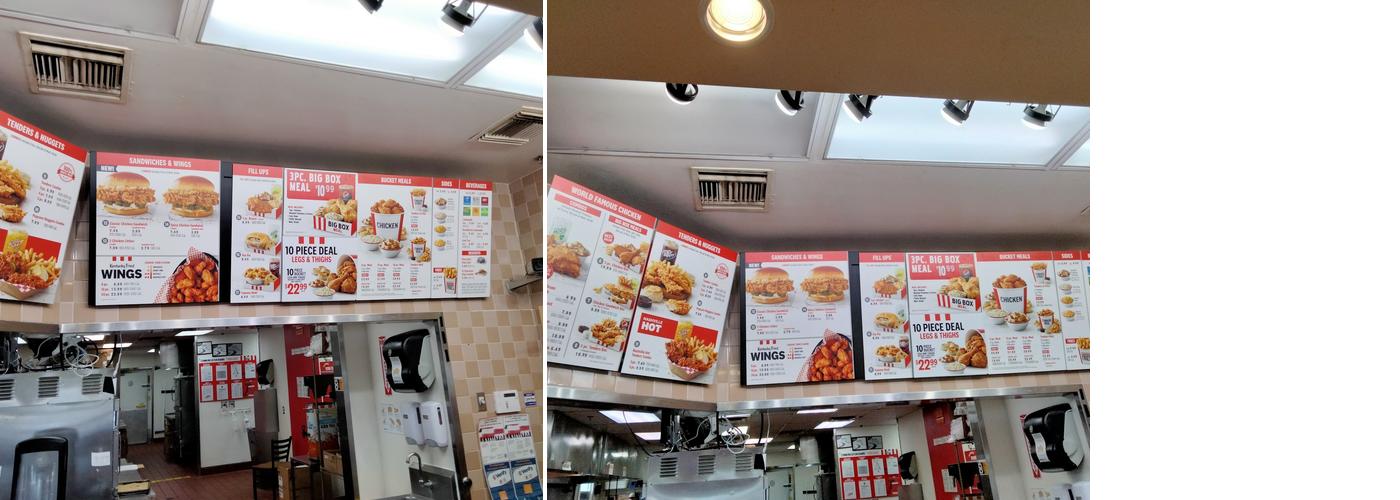 KFC Menu