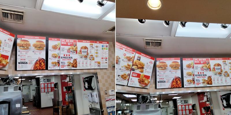 KFC Menu