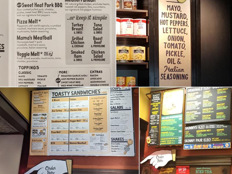 Potbelly Sandwich Shop Menu