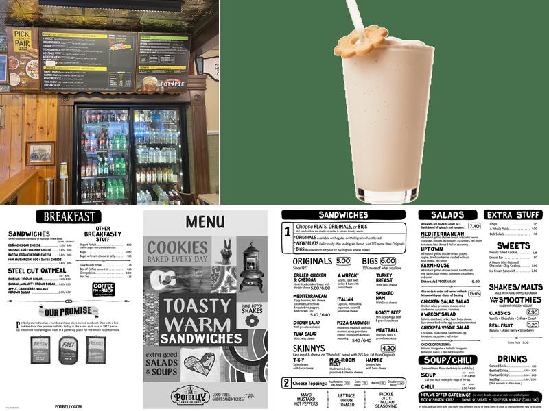 Potbelly Menu