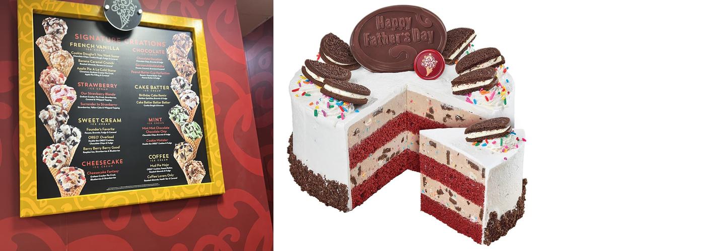 Cold Stone Creamery Menu