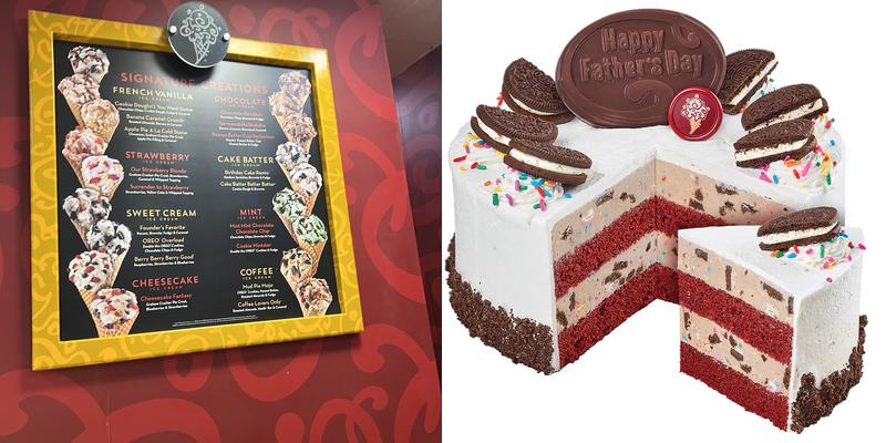 Cold Stone Creamery Menu