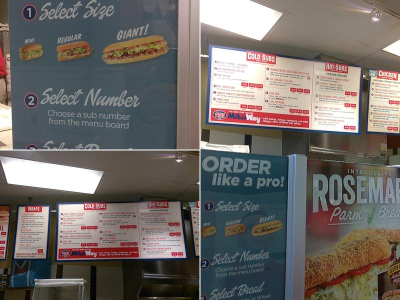 Jersey Mike's Subs Menu